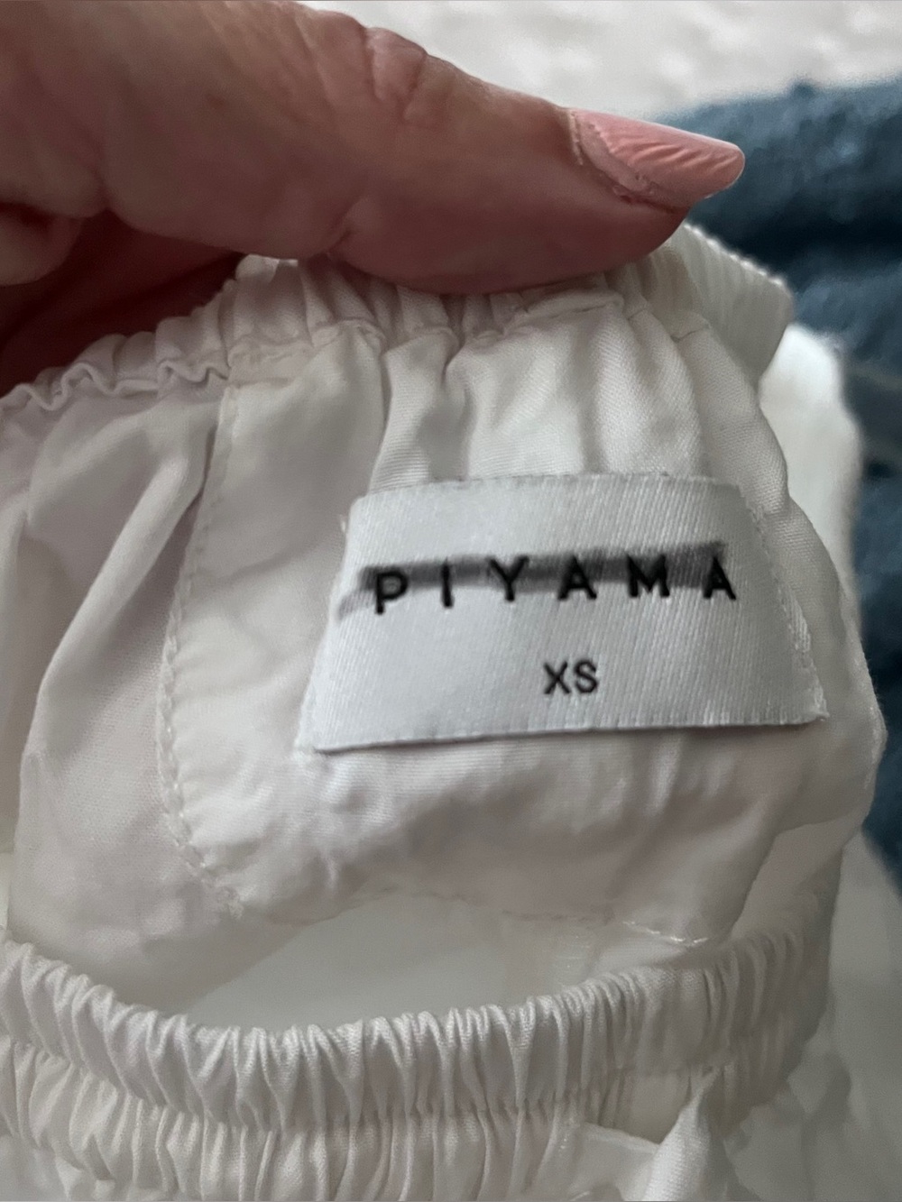 NWOT Piyama Giselle Pajama Lounge Set White Size XS - Picture 9 of 12